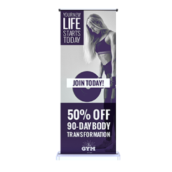 Interchangeable Pull Up Banners