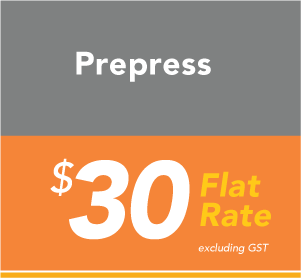 Prepress - $30 Flat Rate